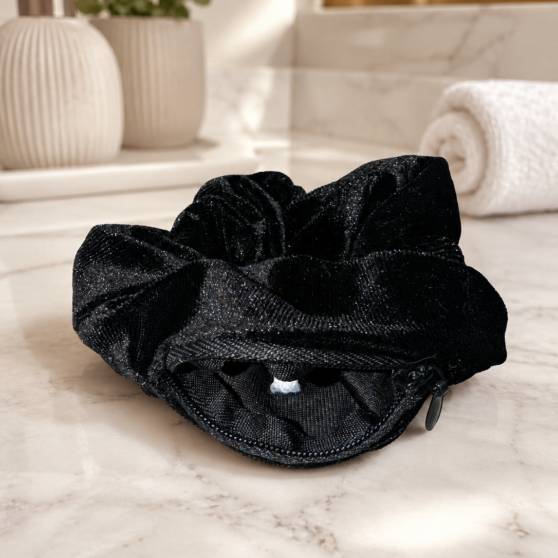 Secret scrunchies black 3pk