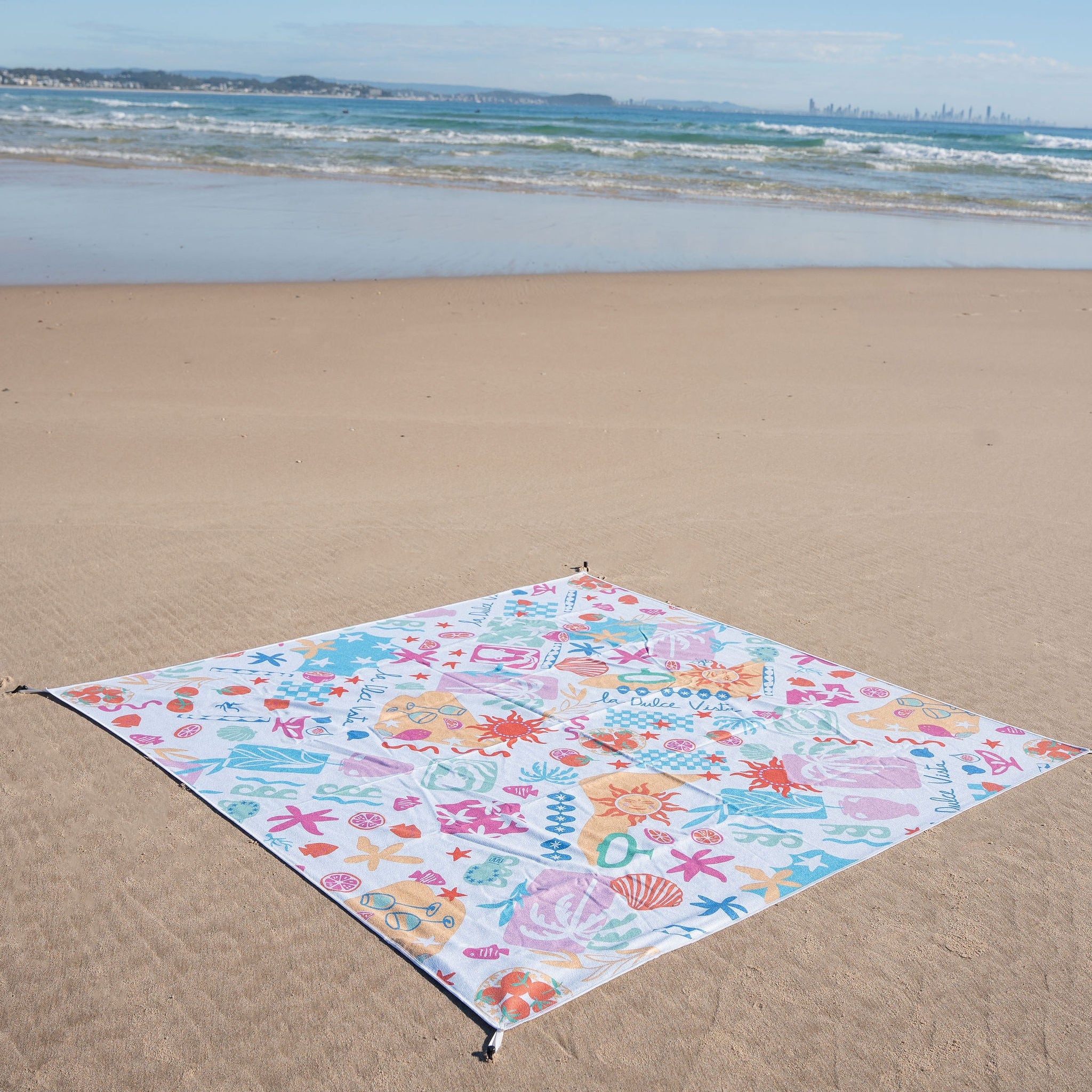 XL Amalfi Sand Free Beach Towel with Pocket