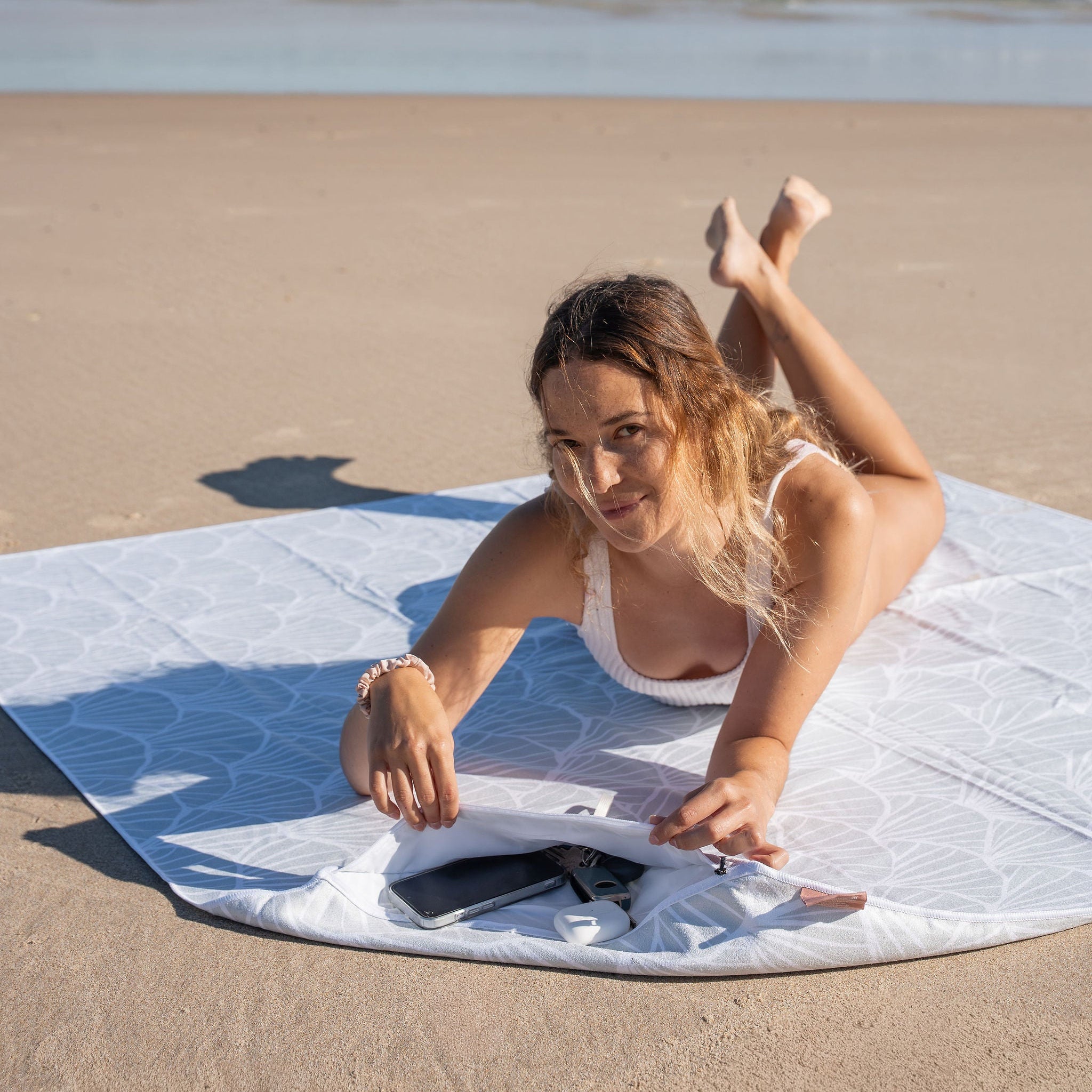XL Seychelles Sand Free Beach Towel with Pocket
