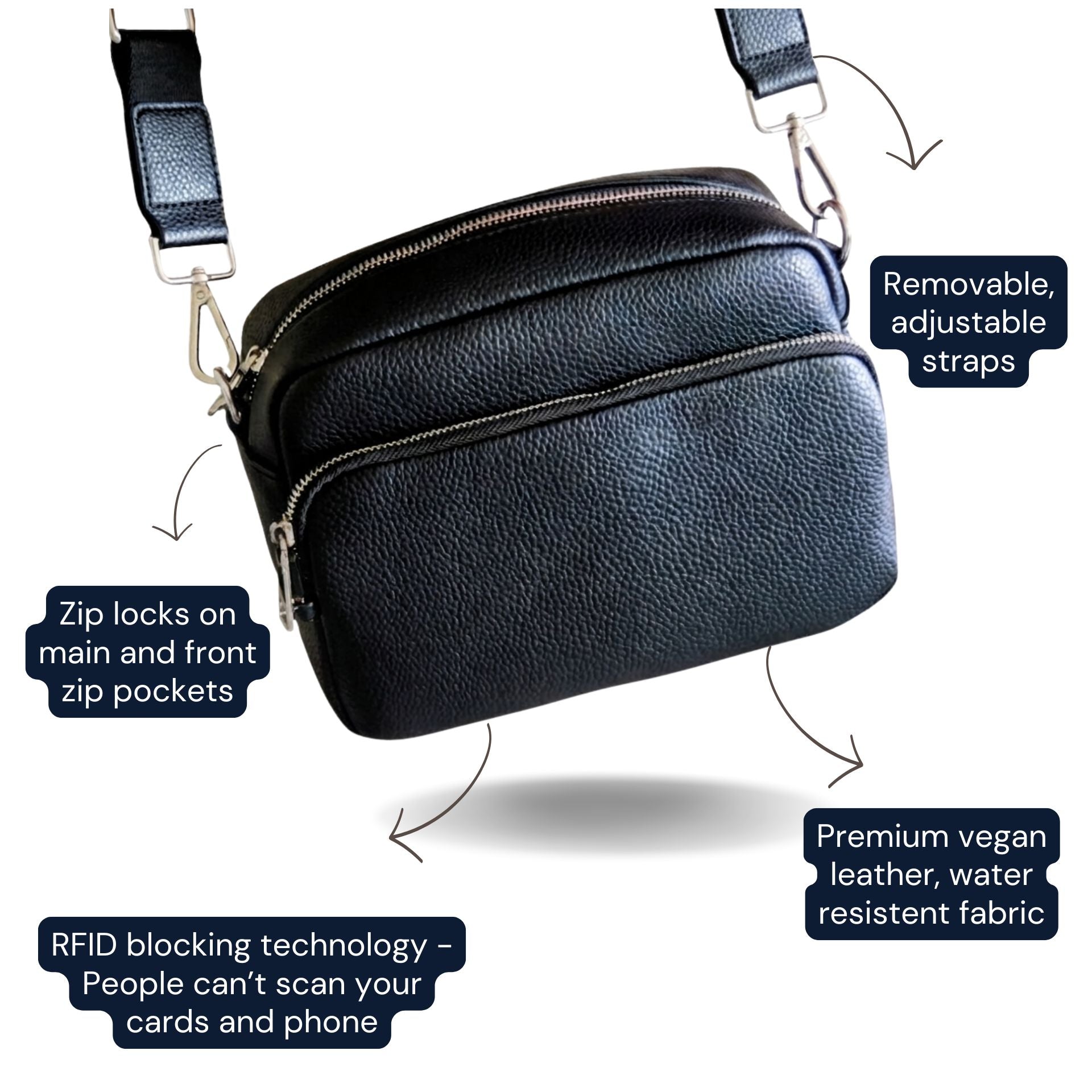 Soho Anti-Theft Travel Handbag